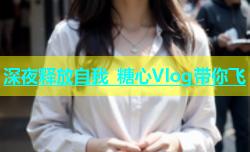 深夜释放自我 糖心Vlog带你飞