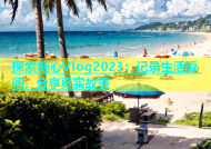 探索糖心Vlog2023：记录生活瞬间，分享真实故事