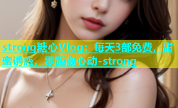 strong糖心Vlog：每天3部免费，甜蜜诱惑，零距离心动-strong