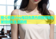 糖心精选vlog每日优质内容推荐轻松发现精彩生活瞬间