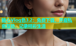 糖心Vlog色3.2：免费下载，开启私密互动，记录精彩生活