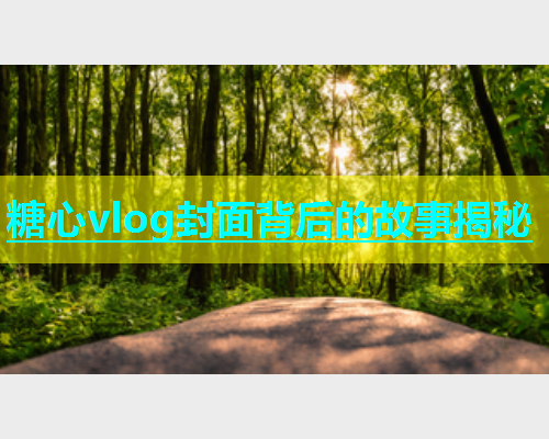 糖心vlog封面背后的故事揭秘  第2张