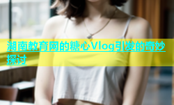 湖南教育网的糖心Vlog引发的奇妙探讨