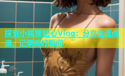 探索小狐狸糖心Vlog：分享生活点滴，记录美好瞬间